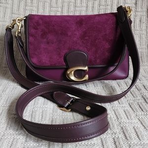 Coach Soft Tabby in Deep Berry - EUC